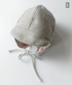 light beige merino wool baby hat with herringbone pattern.jpg