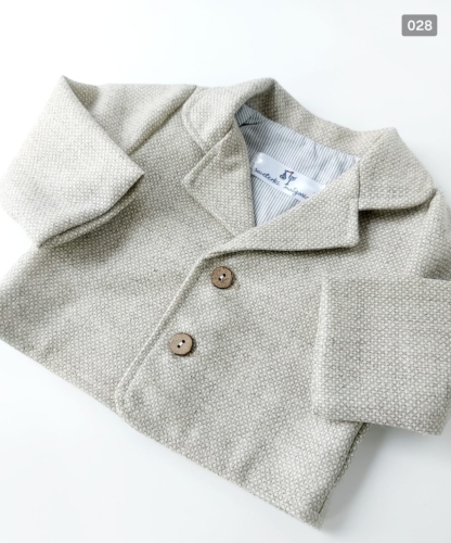 Merino wool jacket with a small check pattern, natural light beige.jpg