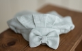mint linen baptism set for a one-year-old boy
