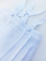 white linen baptism set for a first birthday wedding, white linen shorts with pleats and suspenders, linen bow tie (5).jpg
