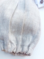 baptism outfit for a one-year-old boy: linen shirt, elegant beige shorts with pleats (4).jpg