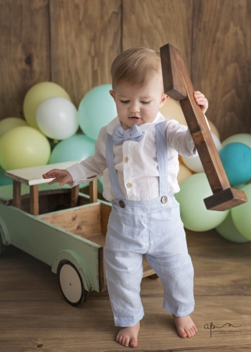 Błękitny lniany komplet do chrztu dla chłopca.jpg